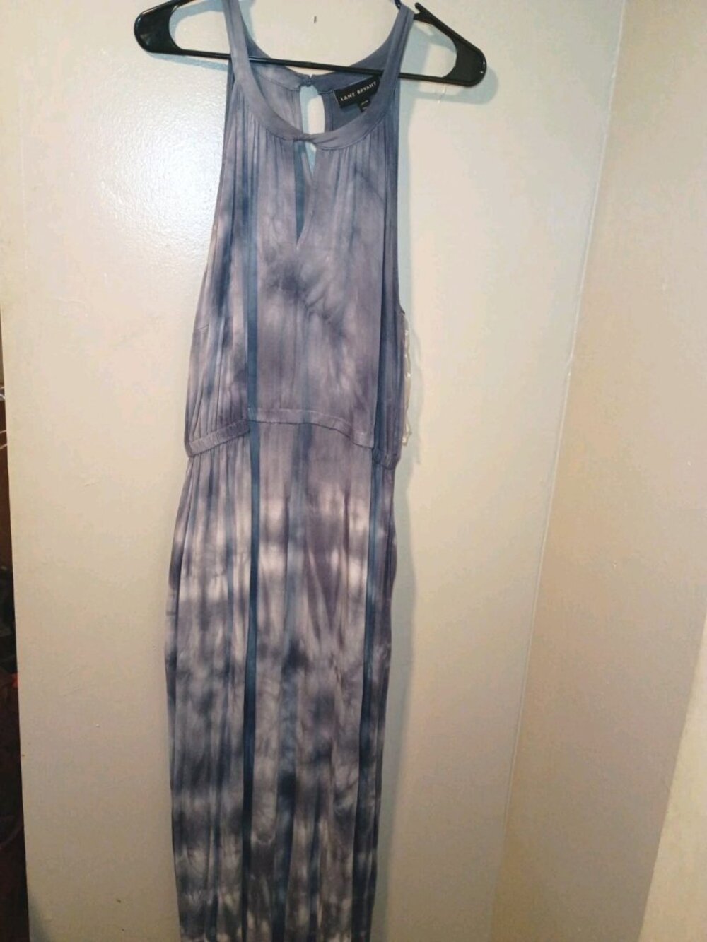 Lane Bryant Plus Size Tie Dye Cinch Waist Sleeveless Maxi Dress Size 18/20
